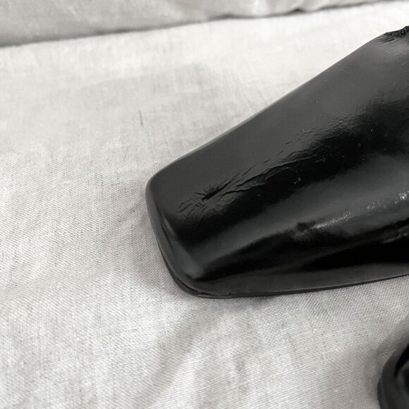 NWOT L'INTERVALLE BARNABY BLACK LEATHER BLOCK HEEL LOAFERS - 39 - Picture 7 of 12